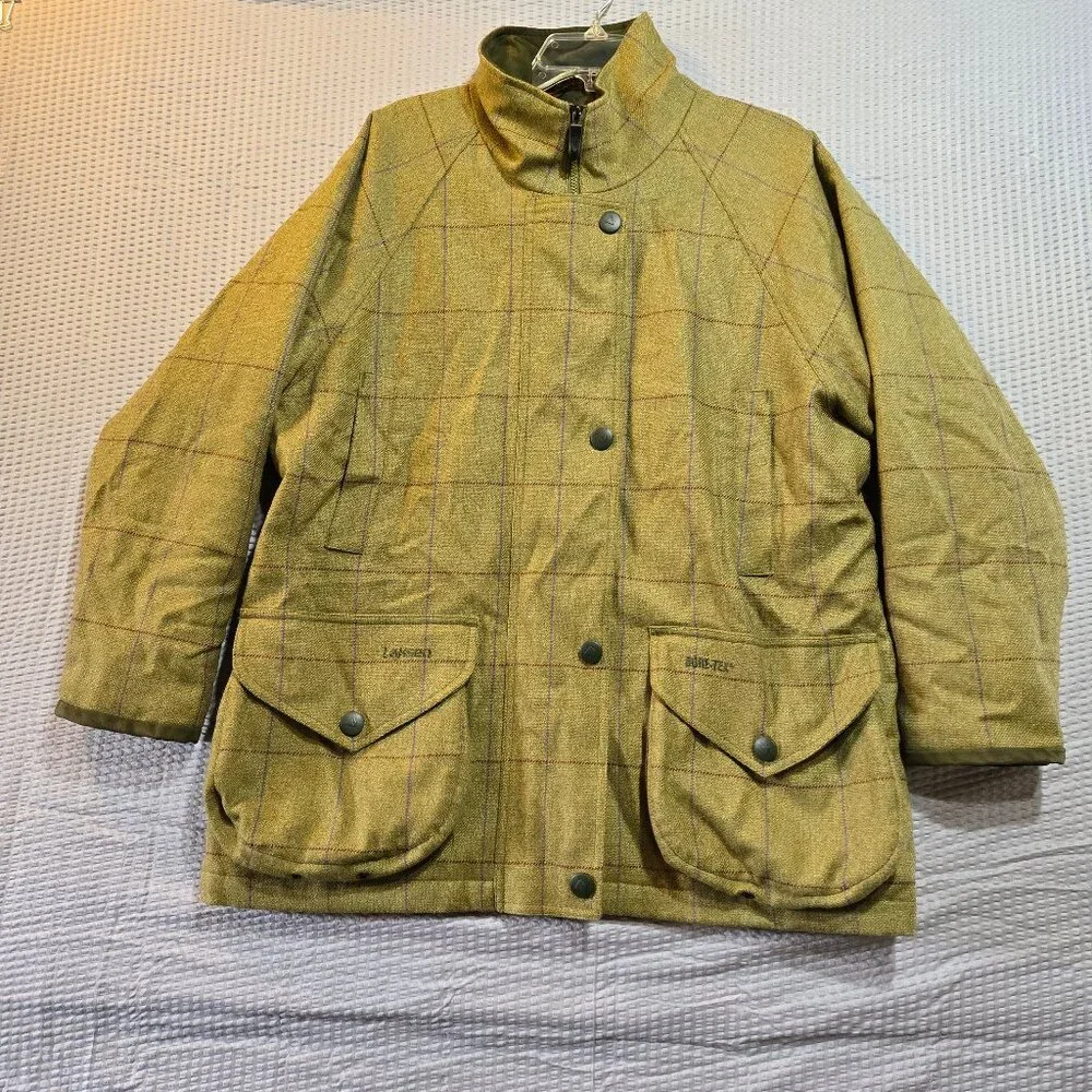 Laksen Scottish Wool Amaretta Gore-Tex Tweed Shooting Coat Men's 40 - Picture 1 of 14